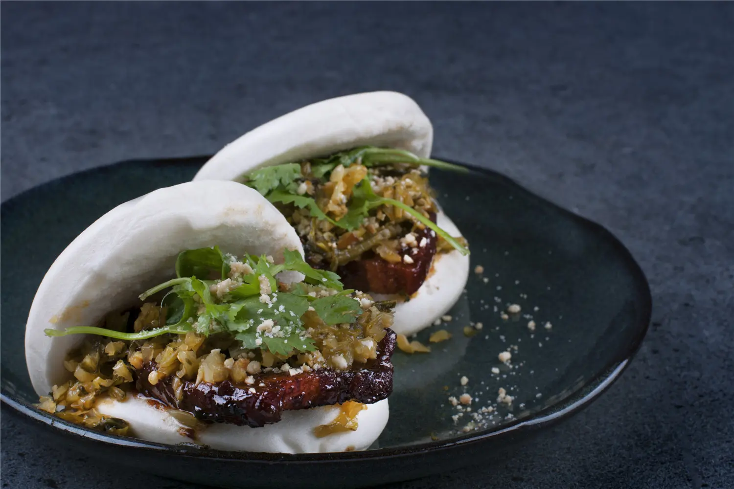 Braised bowl presentation