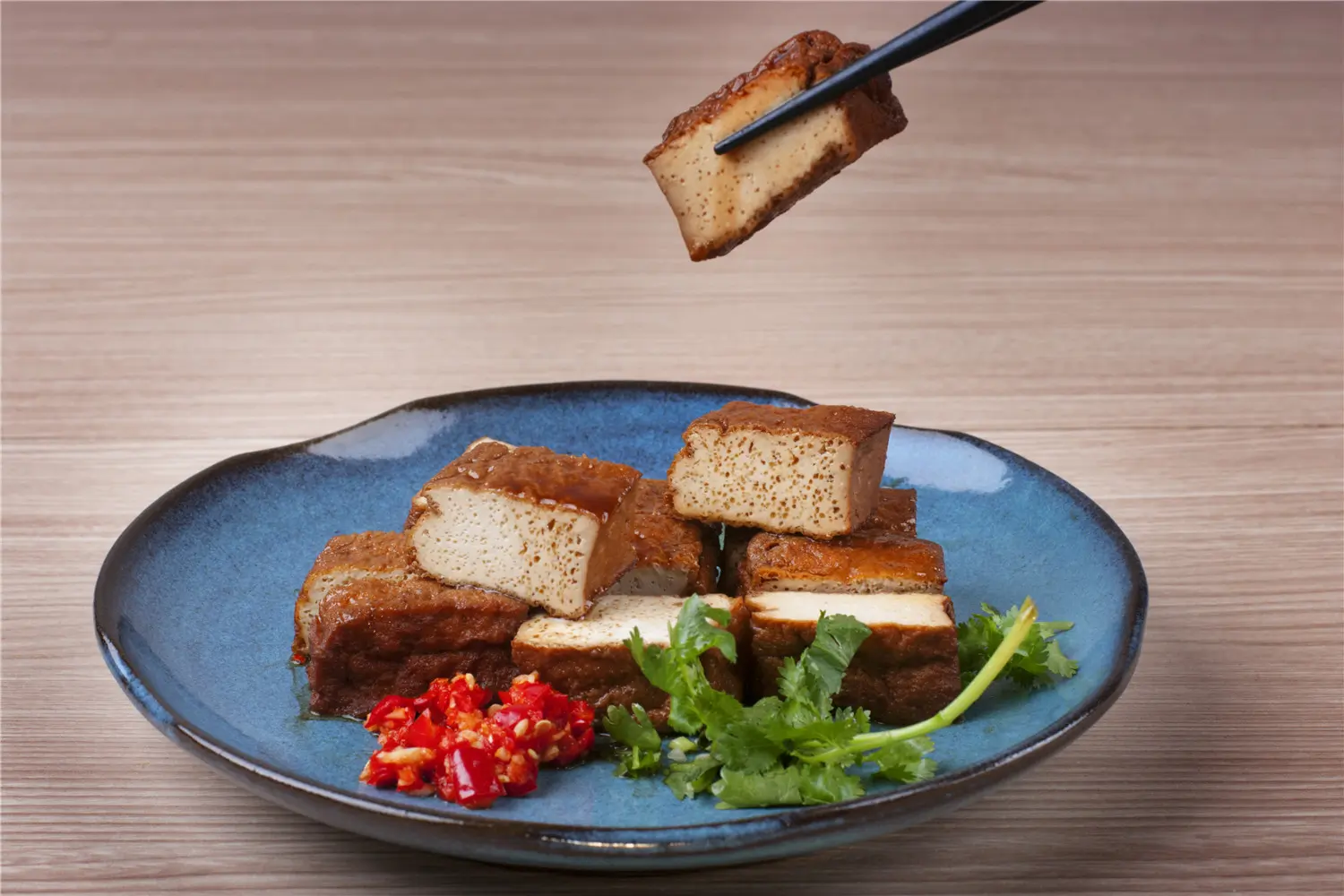 Colorful Taiwanese dish